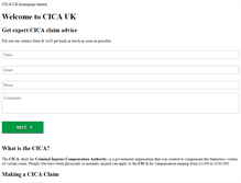 Tablet Screenshot of cica-uk.co.uk